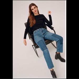 Levi’s 501 Straight Leg Patch Up Jeans